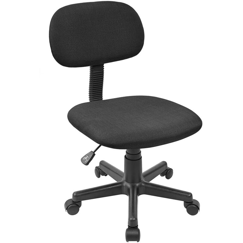 Tlovendo Tlvamsoc26black Silla reposabrazos con soporte lumbar giratoria ajustable para escritorio estudio de oficina sin