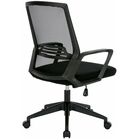 Silla giratoria de oficina Shiny Presidente - Negro