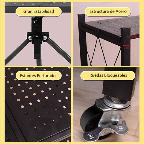 Comprar online - Estantería cultivo plegable 3 niveles - Muy Mucho