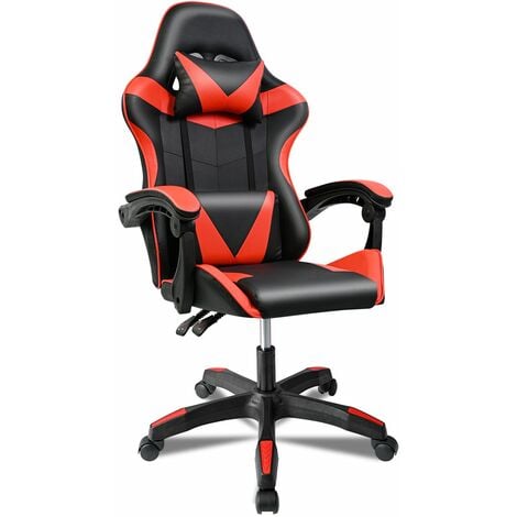 Silla Gamer Sillon Pc Escritorio Oficina Racing Led Premium