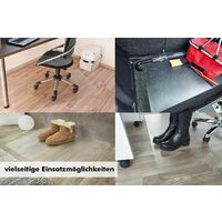 Bodenschutzmatte Bürostuhlunterlage Bodenmatte Stuhlunterlage Transparent PVC 
