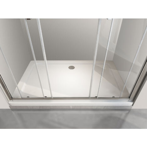 Pare-baignoire douche pliante en PVC 150 cm h 150 mod. Ibisco avec