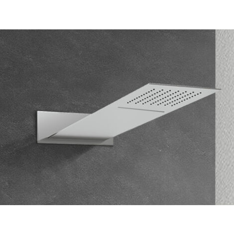 Luxus Duschsystem Mit Regenduschkopf 30,5x19,1 Cm & Handbrause, 4 Sprühmodi, Chrom