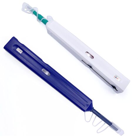 Elfcam® - Stylo de Nettoyage pour Fibre Optique Tip-Pen pour Adaptateur Femelle LC/SC/FC/St (APC et UPC), Connecteurs Mâles LC/SC/FC/St et Traversées, Plus de 800 Nettoyages