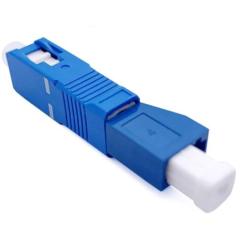 Elfcam® - Adaptateur/Coupleur pour Fibre Optique Monomode SC Mâle à LC Femelle, Lot de 1