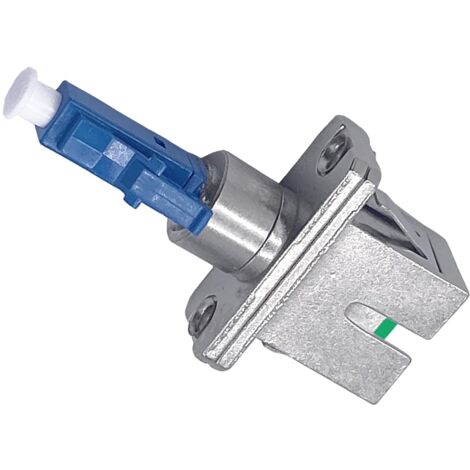 Elfcam® - Adaptateur à Fibre Optique Câble - Monomode Simplex LC/UPC Male à SC/APC Female, Lot de 1