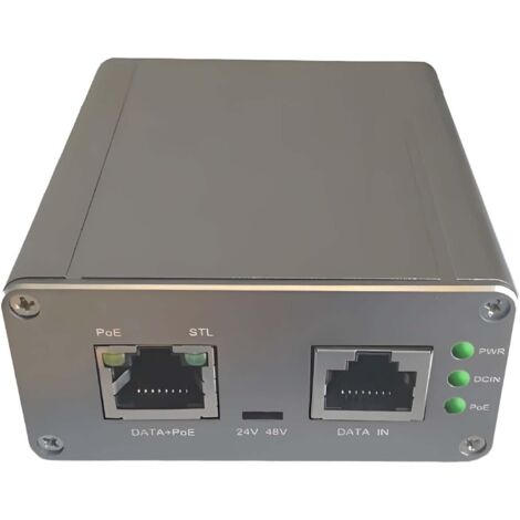 Elfcam - PoE Injecteur 2,5Gb pour Starlink Gen 3, PoE Injector 150W pour Câble Ethernet Starlink avec Protection Contre Les Surtensions 6KV (10/700us), Entrée 100-240V AC et Sortie 150W 55V (1/5)