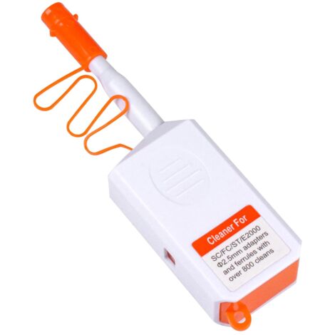 Elfcam® - Mini Stylo de Nettoyage pour Fibre Optique Tip-Pen pour Adaptateur Femelle SC/FC/ST(APC et UPC), Connecteurs Mâles SC/FC/ST2,5mm et Traversées, Plus de 800 Nettoyages (1/5)