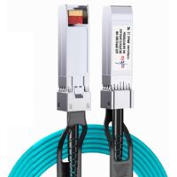 Elfcam® - 10 Mètres Câble Fibre Optique 25Gbit/s OM3 SFP28 à SFP28 AOC Câble,10m