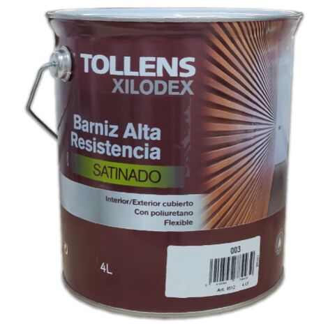 BARNIZ ALTA RESISTENCIA SATINADO INTERIOR 4 LT Incoloro 003