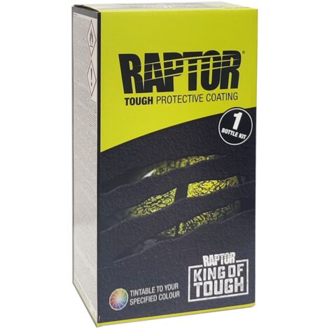 Pintura Super Resistente 2K RAPTOR Colores RAL Kit 4 Lt