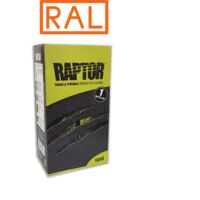 Pintura Super Resistente 2K Raptor Negro Kit 1 Lt