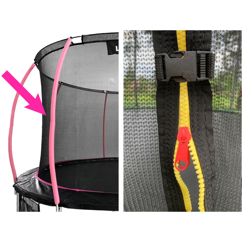 Greenbay Ersatzpolster Für Trampolin – Passend Für 1,8m, 2,4m, 3,6m Rundtrampoline, Mit 300mm Dicker Polsterung