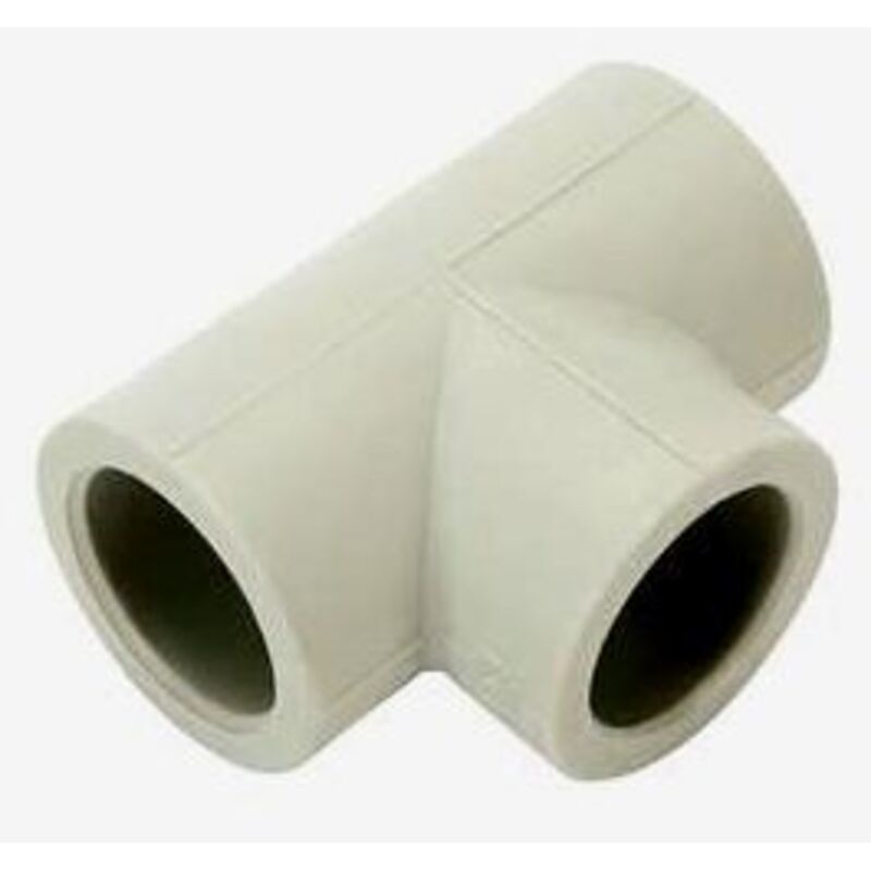 PPR Fitting T-Stück – AG 20x20 Mm X 3/4", Für Trinkwasser & Heizung, Max. 90°C, Aus PP-R