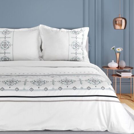 Puraluna Cuore, Tweepersoons dekbedset, 160 x 200 cm, effen, gemaakt in
