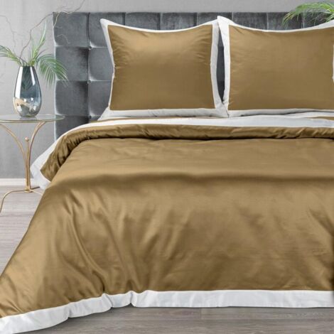 Dekbedovertrek van percale katoen, met fijne strepen, voor bed een bed van 180/200 cm - Home | MANGO Nederland