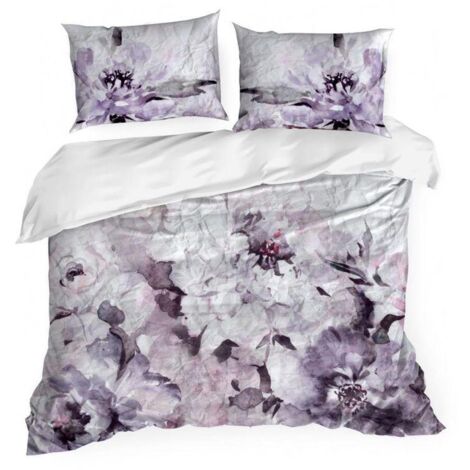 Puraluna Cuore, Double Duvet Set, 160 x 200 cm, Plain, Made in Italy