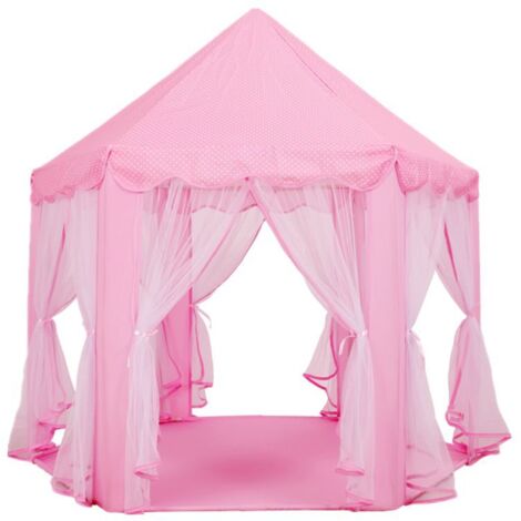 Sechseckiges Kinderzelt für Haus/Garten rosa