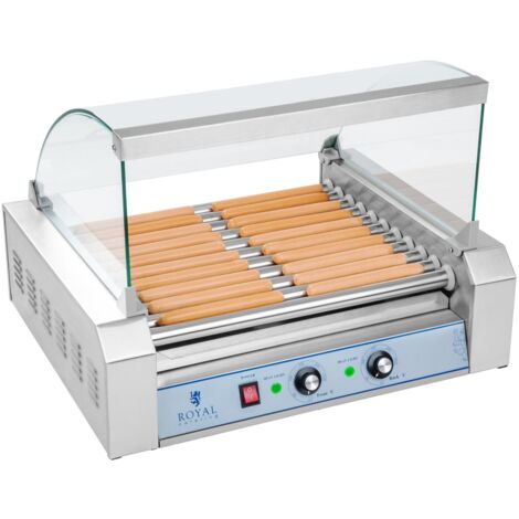 Rollgrill mit Haube, Rollgrill, Würstchenwärmer, 11 Brötchen (1/5)