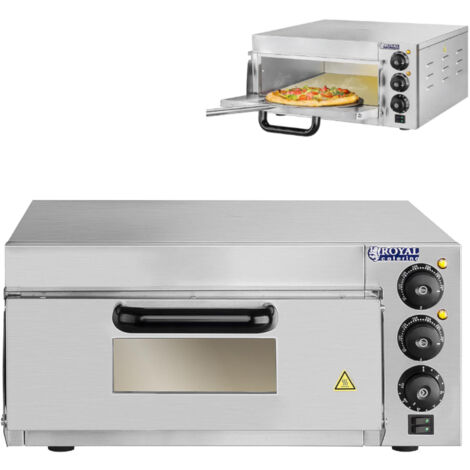 Pizzaofen 1x40cm Einkammer 2000W 230V Timer 120min Royal Catering
