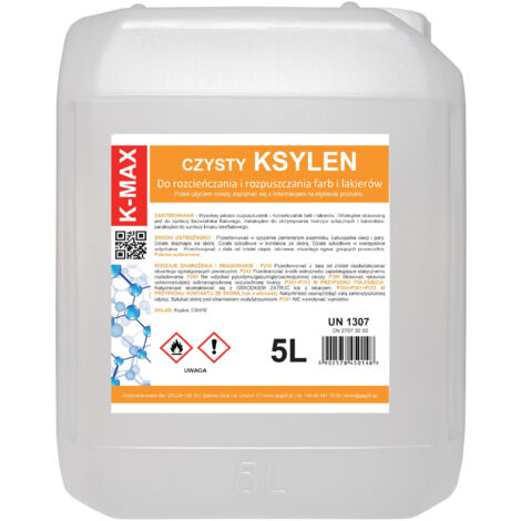 Xylol-Lösungsmittel, organischer Verdünner für Farben und Lacke K-MAX 5L