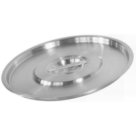 Edelstahl-Eimerdeckel mit Ring - Hendi 516713