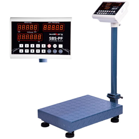 Klappbare Plattformwaage SBS-PF-100A8 LED bis 100 kg (1/5)