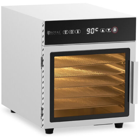 Dörrgerät für Pilze, Obst, Gemüse, Kräuter, 6 Einschübe, 30-90 C, 500 W