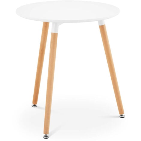 Tisch, skandinavischer Tisch für Wohnzimmer, Büro, modern, rund, Durchmesser. 60 cm hoch 67 cm