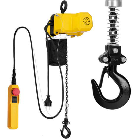 Steinberg Systems – Elektrische Kettenzugwinde 150 kg – Hubhöhe 6 m – 240 W Motor – IP54 Schutzart – Für Lager und Werkstätten (1/5)