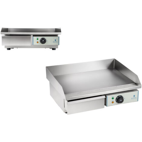 Elektrogrill mit hohem Rand, Breite 55 cm
