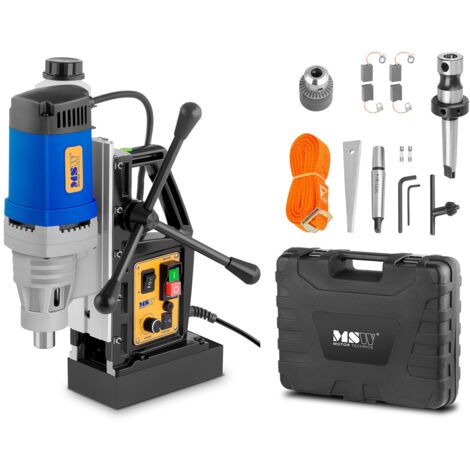 Magnetbohrmaschine mit Magnetfuß + Koffer 1300W MSW-MD32-PRO (1/5)
