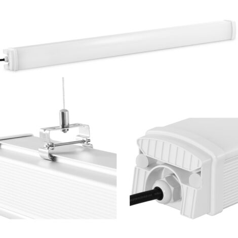 Wasserdichte, hermetische LED-Lampe für Hühnerstall und Lagerhalle, Schutzart IP65, 4400 lm, 120 cm, 40 W (1/5)