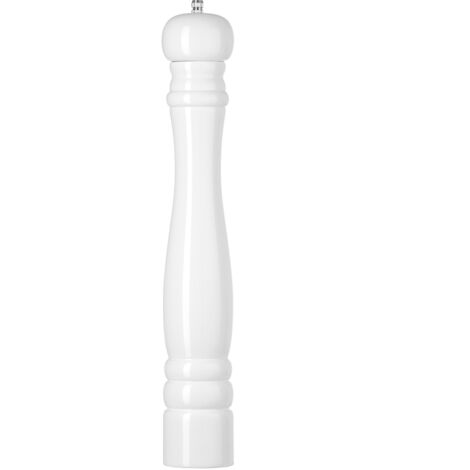 Salzmühle aus Holz, weiß, Durchmesser. 65 x 415 mm – Hendi 469583