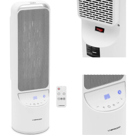 Elektrische Säulenheizung mit Fernbedienung 1200/2000 W (1/5)