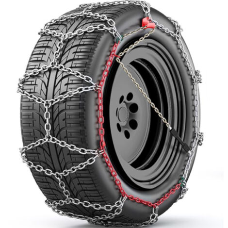 SNOVIT 4 x 4 NEO Size 470 Metal Snow Chain 13 mm 4 x 4 SUV TÜV and ÖNORM Approved EN16662-1 Set of 2
