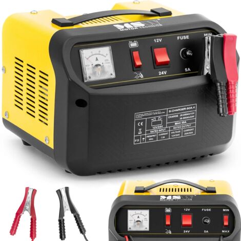 Autobatterieladegerät mit Starthilfe 12/24 V 45 A (1/5)