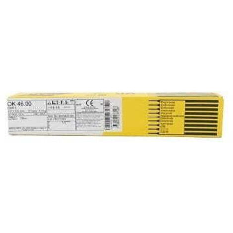 ESAB Rutilelektrode FI 2,5 x 350 mm 5,5 kg OK 46,00 312 Stück ROSA