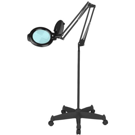 Glow Moonlight 8013/6" schwarze LED-Vergrößerungslampe mit Stativ (1/5)