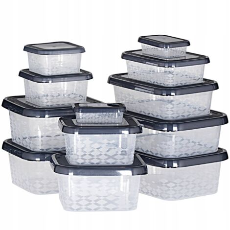 Reisvorratsbehälter 12.5kg Grau - Mit Deckel Und Messbecher 29x38cm