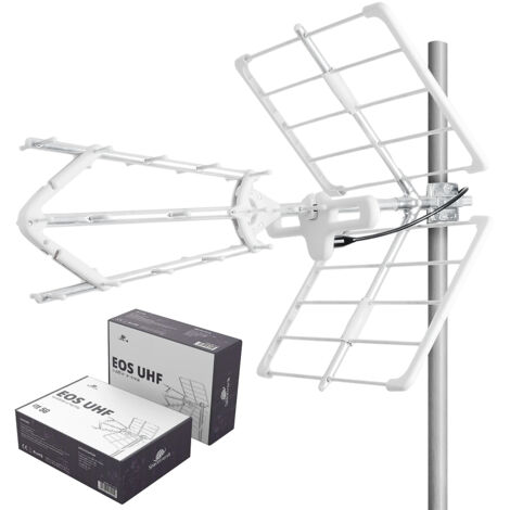 Weiße DVB-T-Antenne Für Digitales TV – Einfacher Empfang Für Dein Heimkino