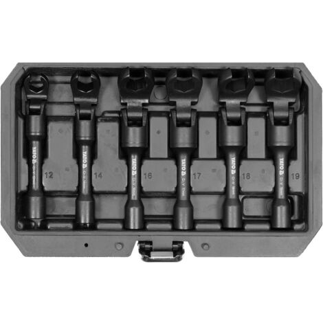 Satz Maul-Ringschlüssel 3/8'', 6 Stück - YT-01440 (1/3)