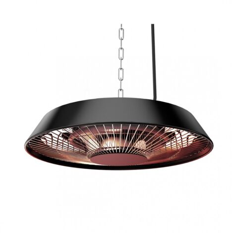 1500-W-Deckenheizung, Aluminium, ohne Fernbedienung, Schalter, Halogenlampen-Heizelement, Schutzart IP44 (1/5)