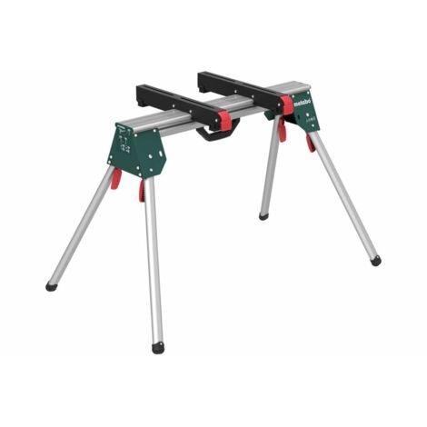 Metabo KSU 100 Untergestell grau – Stabilität bis 250 kg – Integrierte Rollen für Mobilität – Für präzise Gehrungsschnitte (1/4)