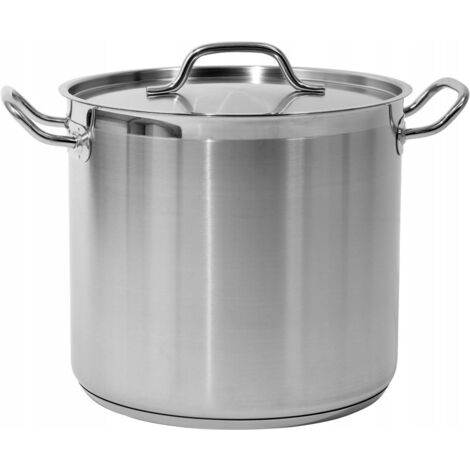 Hoher Topf mit Edelstahldeckel, 28 x 25 cm, 15,4 l - YG-00004 (1/4)