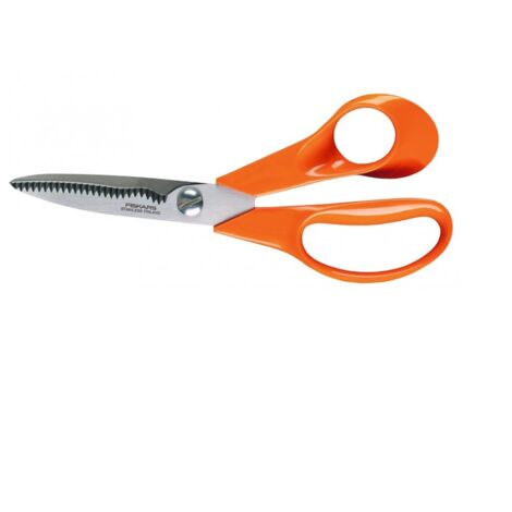 FISKARS Küchenschere zum Schneiden von Gemüse und Kräutern, Multifunktionsschere, 18 cm (1/4)