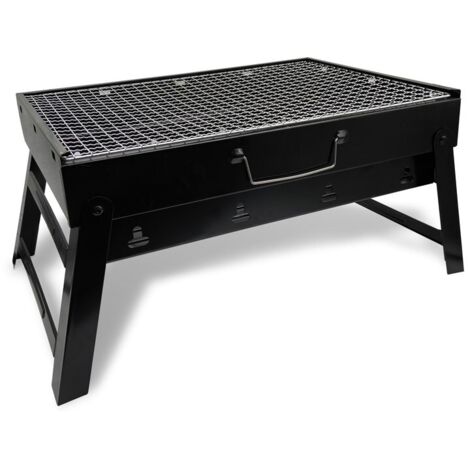 Maestro MR-1010 Grill BBQ Portable Barbecue mit Grill de Holzkohle und Grillrost Barbecue de Grilltisch de Faltbarer Camping Grill im Koffer (1/5)