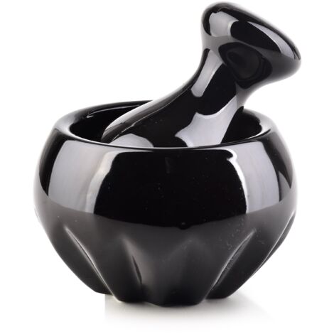 MODERN LIFE Mörser schwarz 10xh6,8cm
