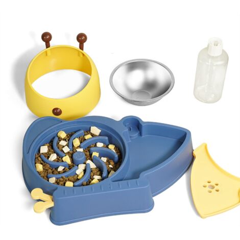 AquaPet 2-in-1-Napf – Automatischer Wasserspender für Hunde und Katzen (Blau) (1/5)