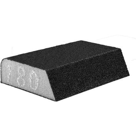Schleifschwamm 98 x 25 x 68 mm, K180, schräg (1/2)